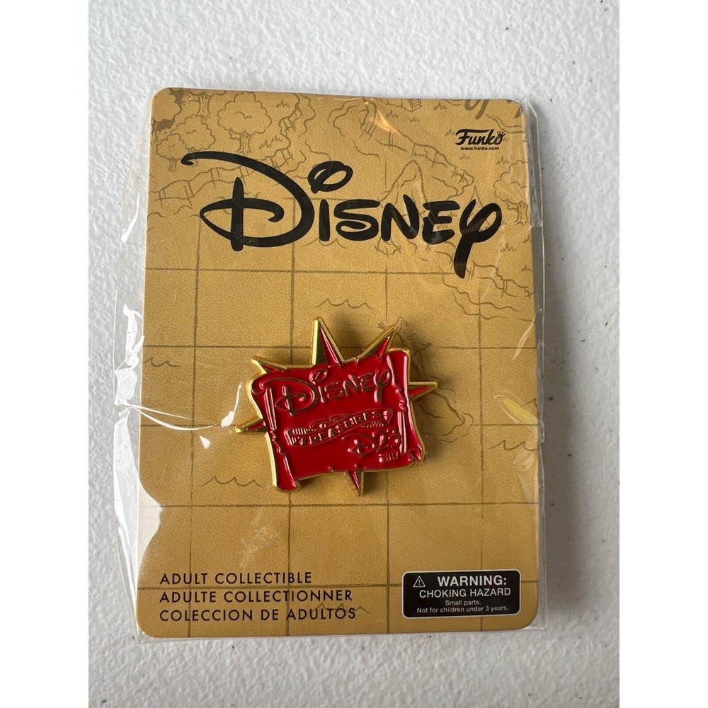 Disney Parks Gold Map Compass Ribbon Treasures Subscription D23 Expo Funko Pin